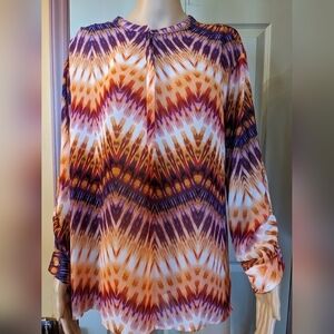 Pre-owned A.n.a a new approach colorful long sleeve shirt, T3W